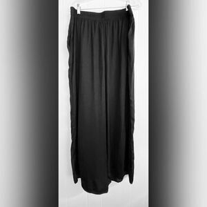Philosophy Pants Women’s 1X Black Lightweight Wide Leg Whimsigoth